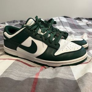 Size 11 Nike Dunk Low Michigan State